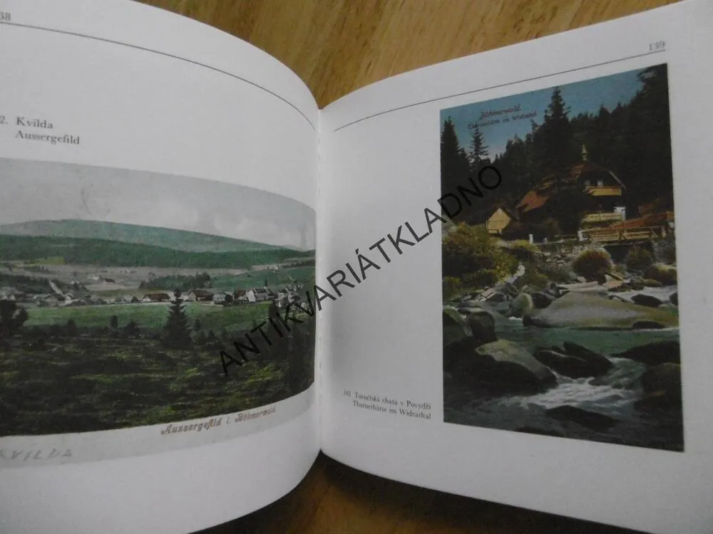 STARÁ ŠUMAVA, NA POHLEDNCÍCH, V.STARÝ, **an