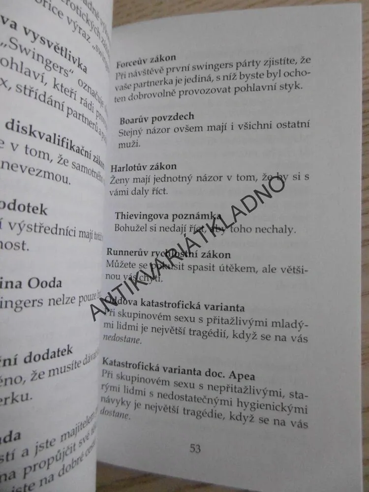 MURPHYHO ZÁKONY A SEXUÁLNÍ HRÁTKY, KARL WAGNER, **an