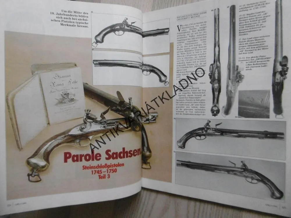 DWJ -DEUTSCHES WAFFEN-JOURNAL, 4/90, NĚMECKY, ČASOPIS ,ZBRANĚ, 