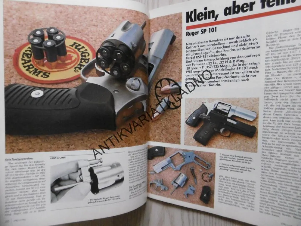 DWJ -DEUTSCHES WAFFEN-JOURNAL, 2/92, NĚMECKY, ČASOPIS ,ZBRANĚ, 