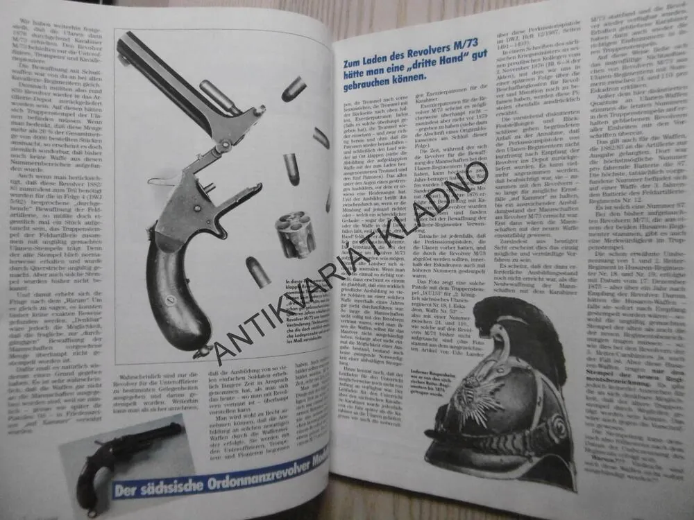 DWJ -DEUTSCHES WAFFEN-JOURNAL, 8/92, NĚMECKY, ČASOPIS ,ZBRANĚ, 