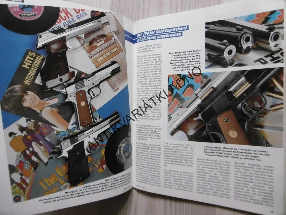 VISIER, 5/1991, NĚMECKY, ČASOPIS ,ZBRANĚ, 