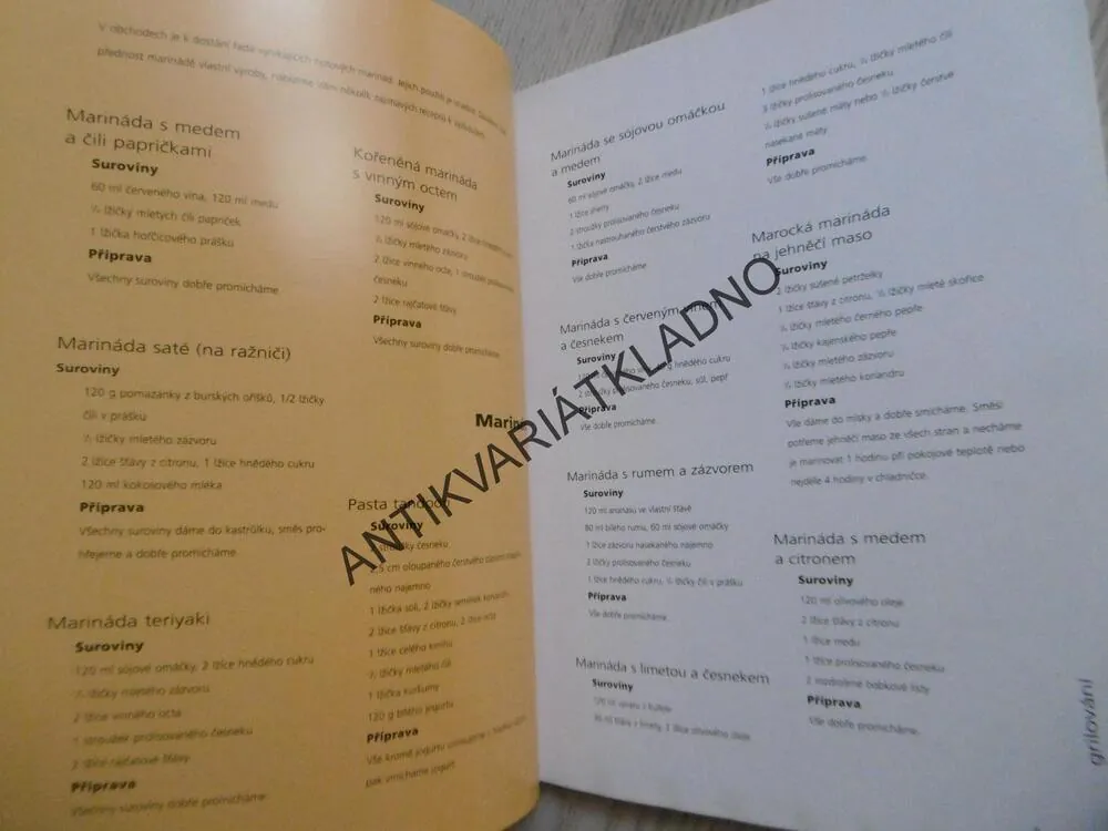 GRILOVÁNÍ, NÁPADITÉ DOBROTY, **an
