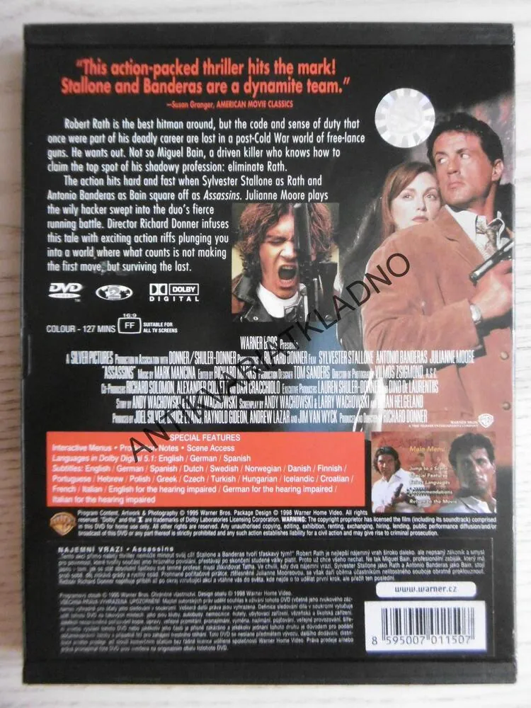 ASSASSINS, DVD FILM 