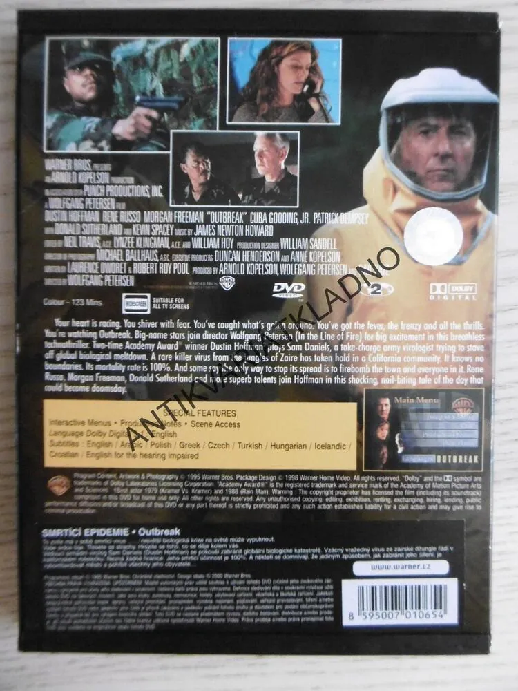 OUTBREAK, DVD FILM 