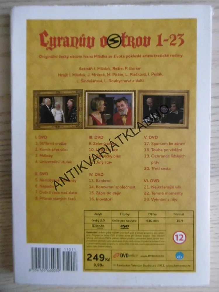 CYRANŮV OSTROV, 6 X DVD FILM