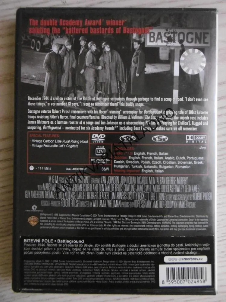 BATTLEGROUND, DVD FILM