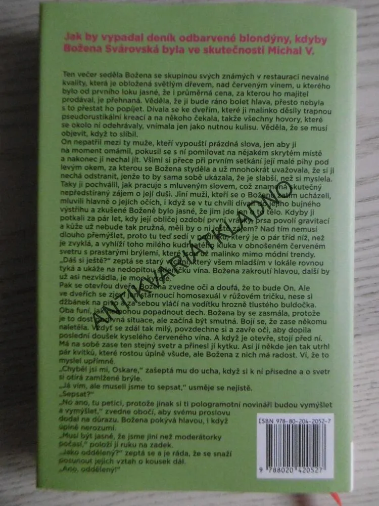 DENÍK ODBARVENÉ BLONDÝNY III., CO VŠECHNO NESNÁŠÍM!, BOŽENA SVÁROVSKÁ, **an