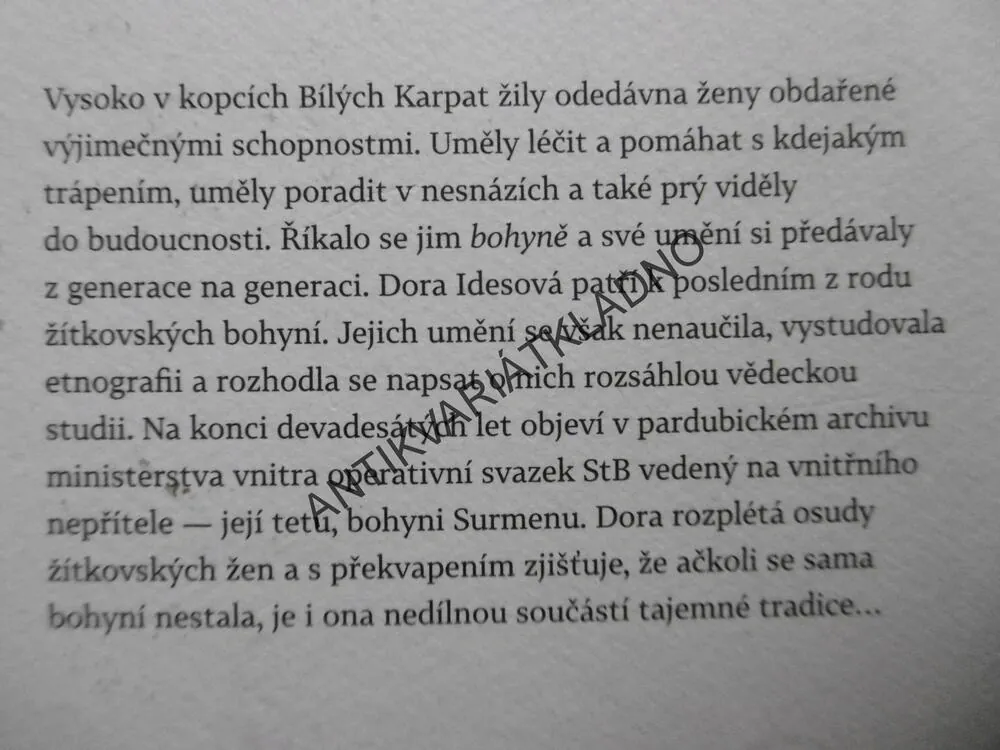 ŽÍTKOVSKÉ BOHYNĚ, KATEŘINA TUČKOVÁ, **an