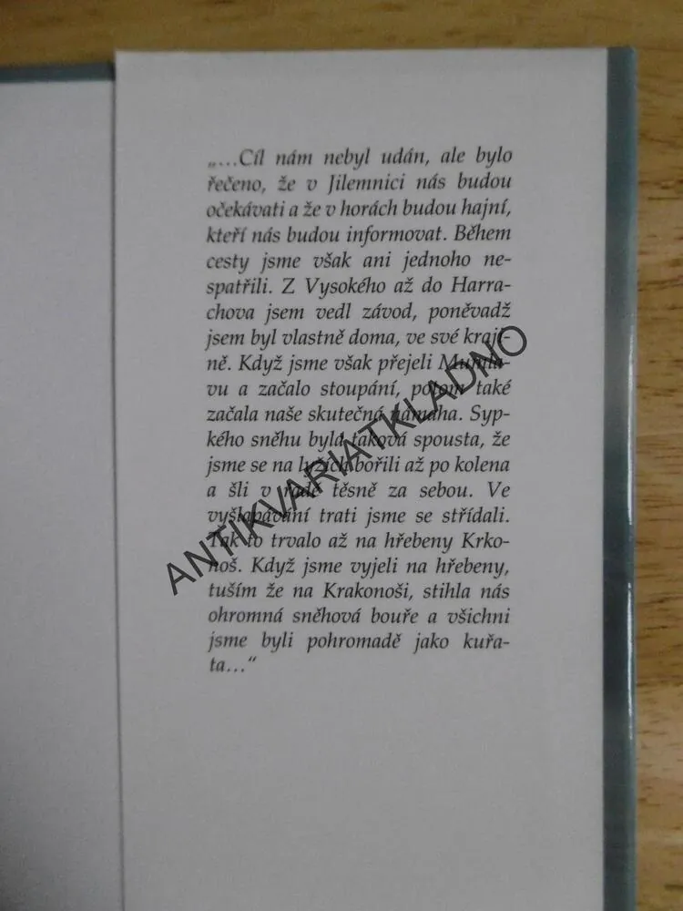 SYNOVÉ HOR, FRANTIŠEK KOŽÍK, LYŽE,LYŽOVÁNÍ, KRKONOŠE