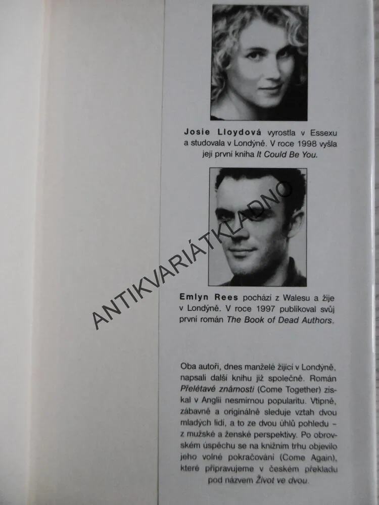 PŘELÉTAVÉ ZNÁMOSTI, JOSIE LLOYDOVÁ, EMLYN REES, **an
