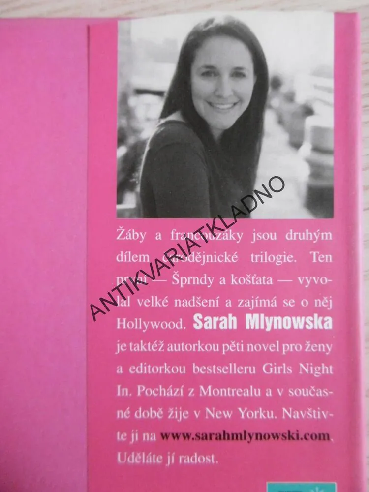 ŽÁBY A FRANCOUZÁKY, ČARODĚJNICE EXISTUJÍ!!! TADY A TEĎ, SARAH MLYNOWSKA, **an