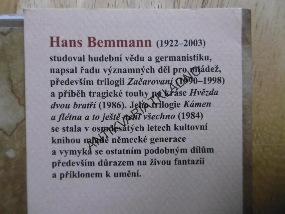 KÁMEN A FLÉTNA, GIZA A JEJÍ VLCI, HANS BEMMANN