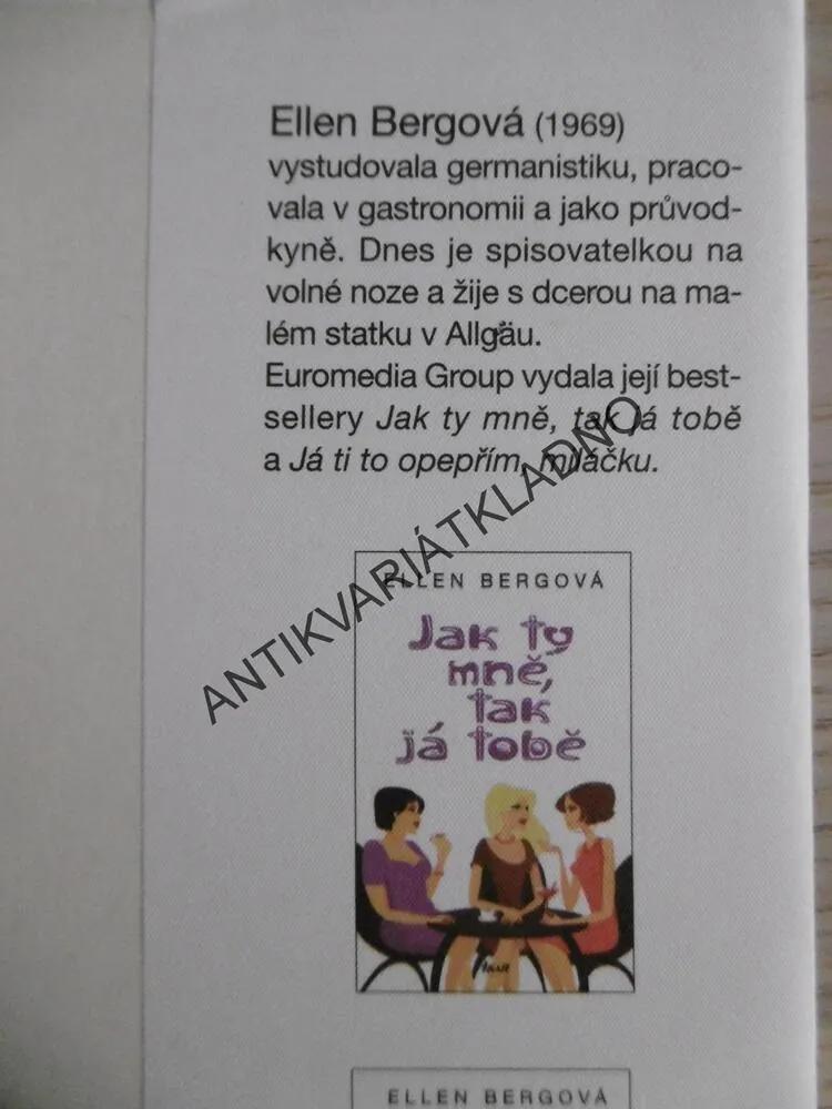 CHCI TO TAKY!, ELLEN BERGOVÁ, **an