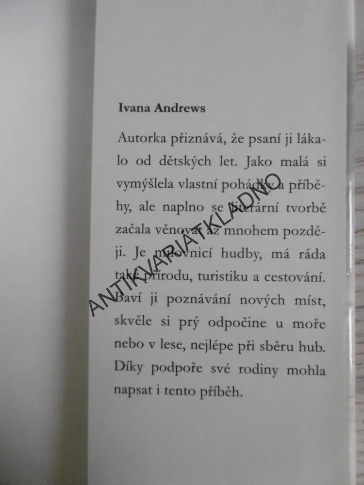 KŘEHKÝ SLIB, IVANA ANDREWS, **an