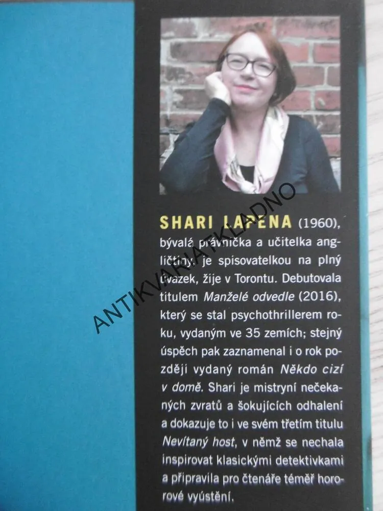 NEVÍTANÝ HOST, SHARI LAPENA, **an