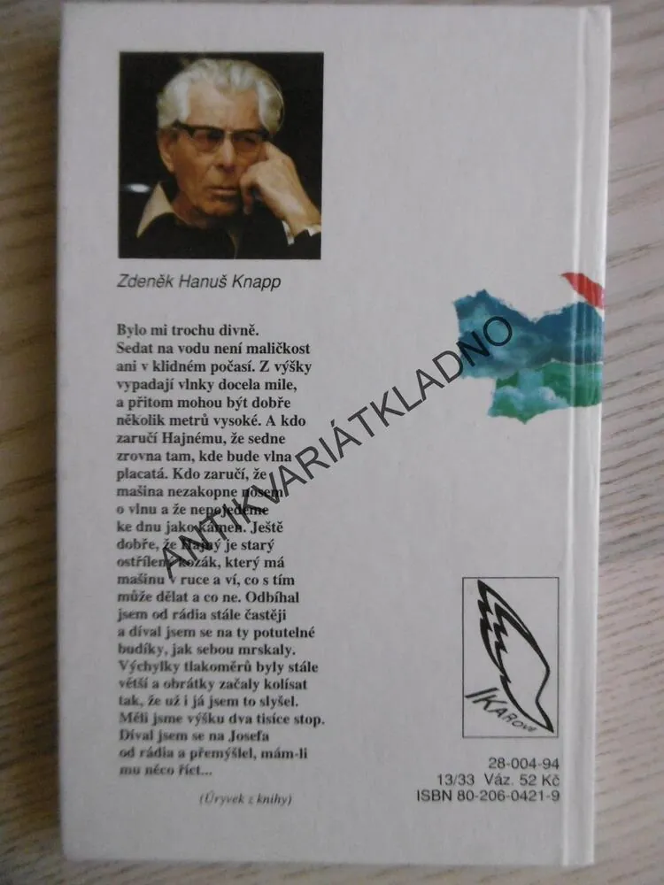 MEZI NEBEM A MOŘEM, ZDENĚK HANUŠ KNAPP, **an