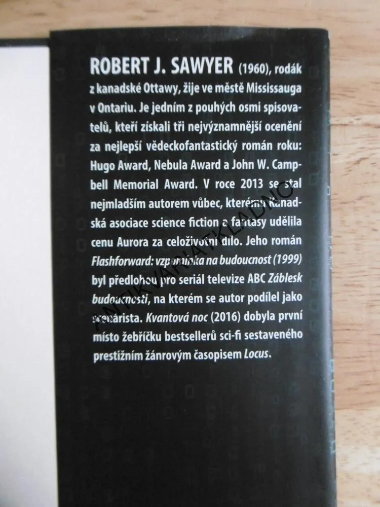KVANTOVÁ NOC, ROBERT J.SAWYER, SCI-FI THRILLER, **an