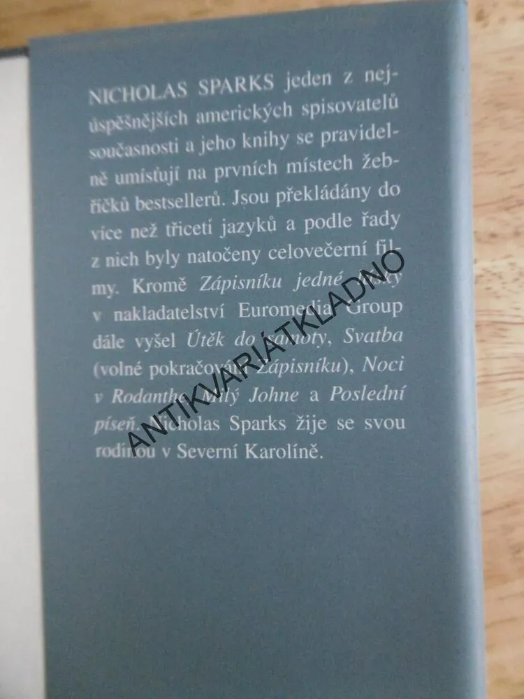 TALISMAN, NICHOLAS SPARKS