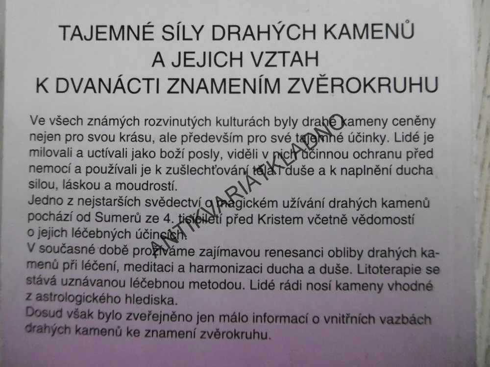 ZÁKLADNÍ KNIHA O DRAHOKAMECH A HVĚZDÁCH, SHALILA SHARAMON, BODO J. BAGINSKI, **an