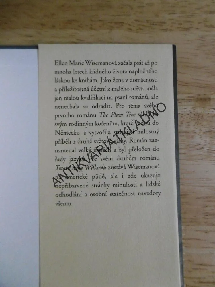 TMAVÉ STĚNY WILLARDU, ELLEN MARIE WISEMANOVÁ