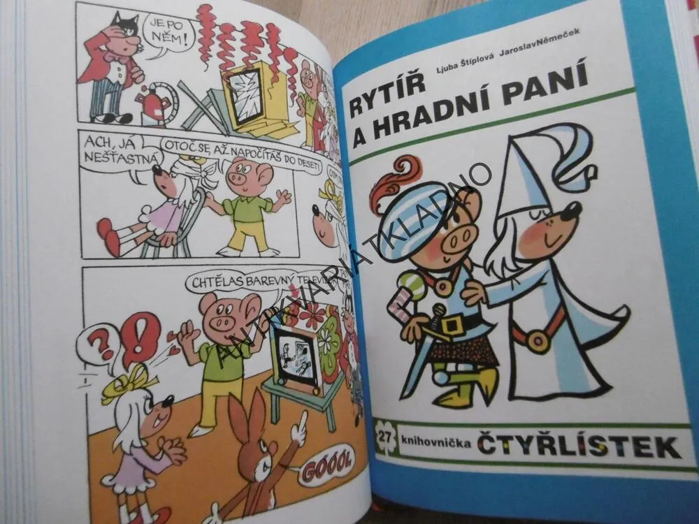 SLAVNÉ PŘÍBĚHY ČTYŘLÍSTKU, 2., ČTYŘLÍSTEK, NĚMEČEK, **an
