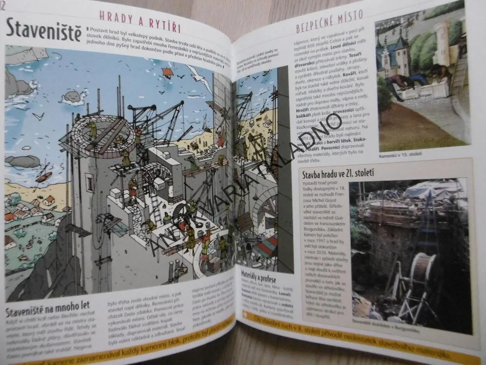 HRADY A RYTÍŘI, ATLAS PRO MLÁDEŽ, HISTORIE, **an