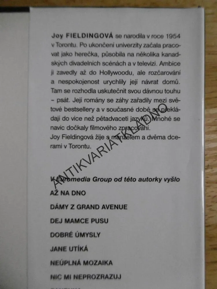 ZTRACENÁ, JOY FIELDINGOVÁ, **an