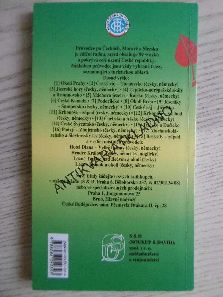 PRŮVODCE PO ČECHÁCH, MORAVĚ, SLEZSKU, ŠUMAVA - PRACHATICKO A VIMPERSKO, **an