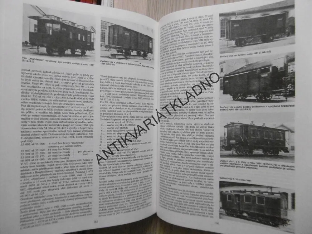 ČTENÍ O SEVERNÍ DRÁZE FERDINANDOVĚ, ŽELEZNICE, 1990, **an
