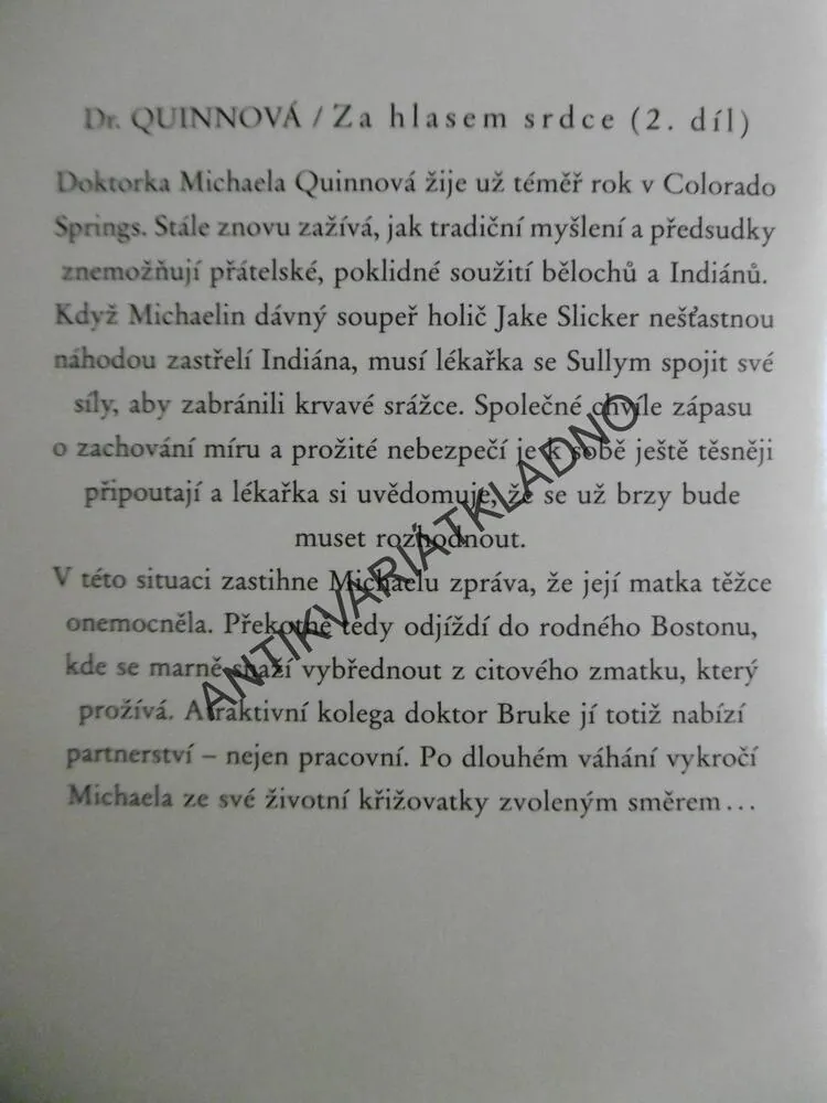 MEZI DVĚMA SVĚTY, DR. QUINNOVÁ, DOROTHY LAUDANOVÁ, **an