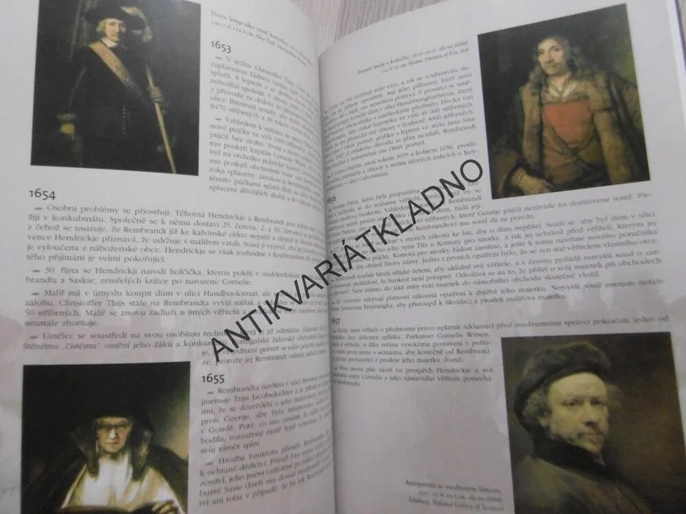 GALERIE MISTRŮ, REMBRANDT, MELISSA RICKETTS URBÁN,, **an