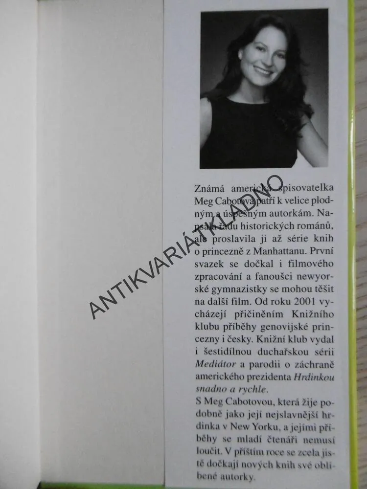 PRINCEZNA NAD PROPASTÍ, MEG CABOTOVÁ, **an