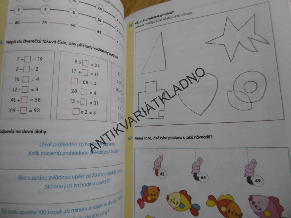 PROCVIČOVÁNÍ PRO 3.TŘÍDA, DOMÁCÍ PRACOVNÍ SEŠIT, BEČKOVÁ,