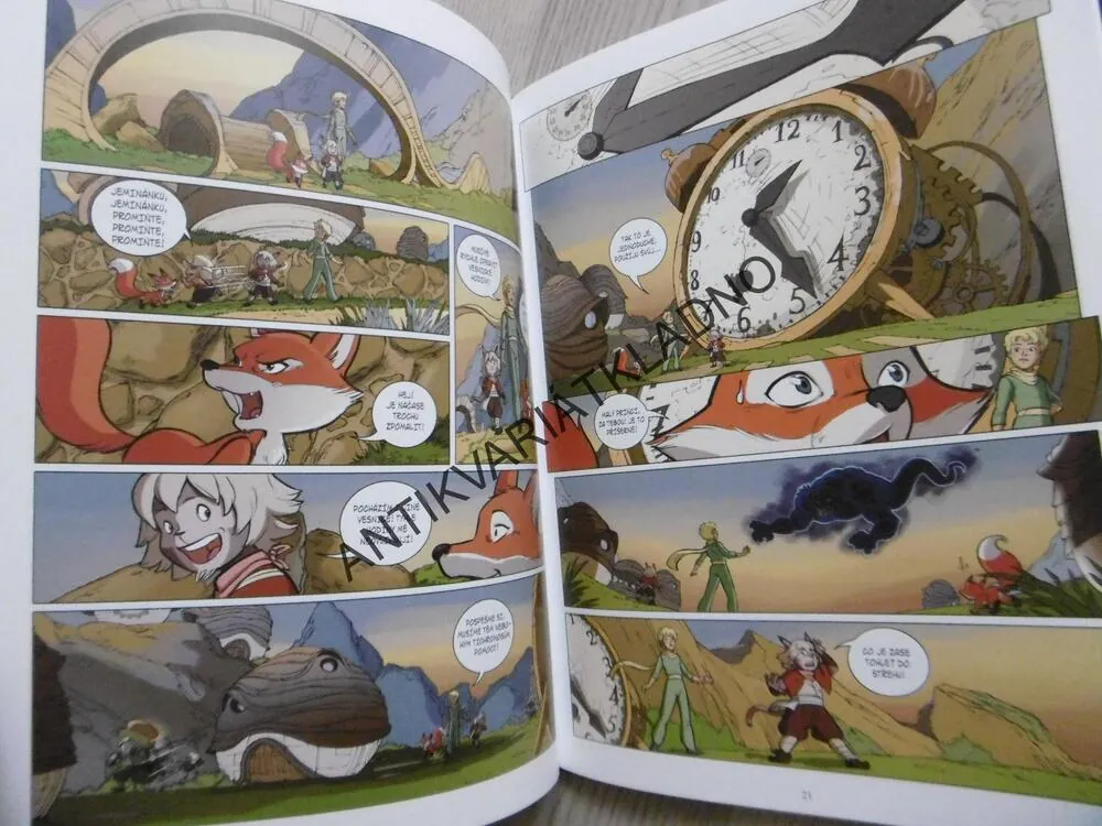 MALÝ PRINC A PLANETA ČASU, ANTOIN DE SAINT-EXUPERY, KOMIKS, **an