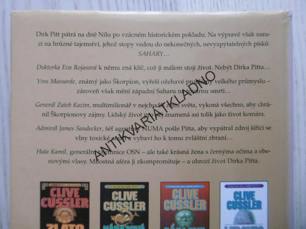 SAHARA, CLIVE CUSSLER, **an