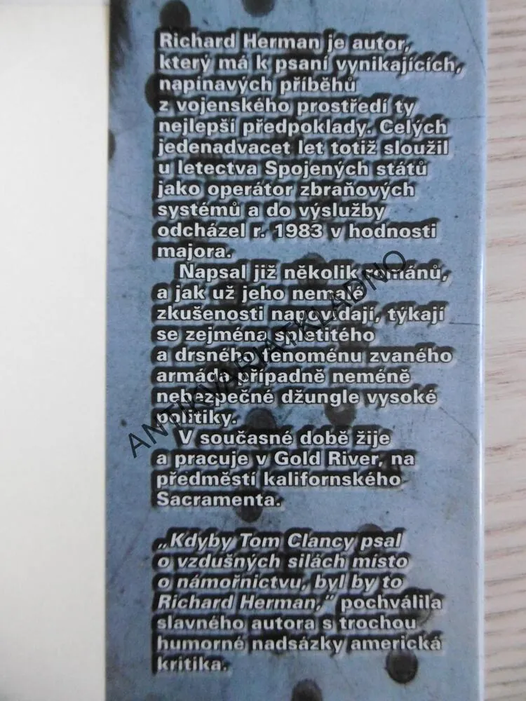 ŽELEZNÁ BRÁNA, RICHARD HERMAN, **an