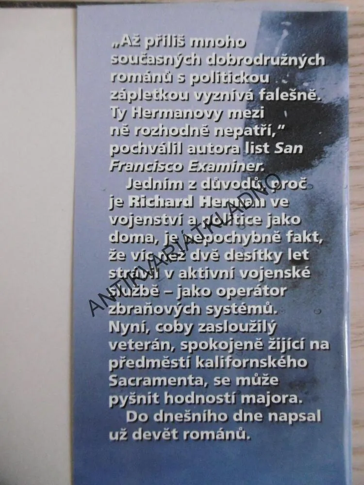 TROJSKÉ MOŘE, RICHARD HERMAN, **an