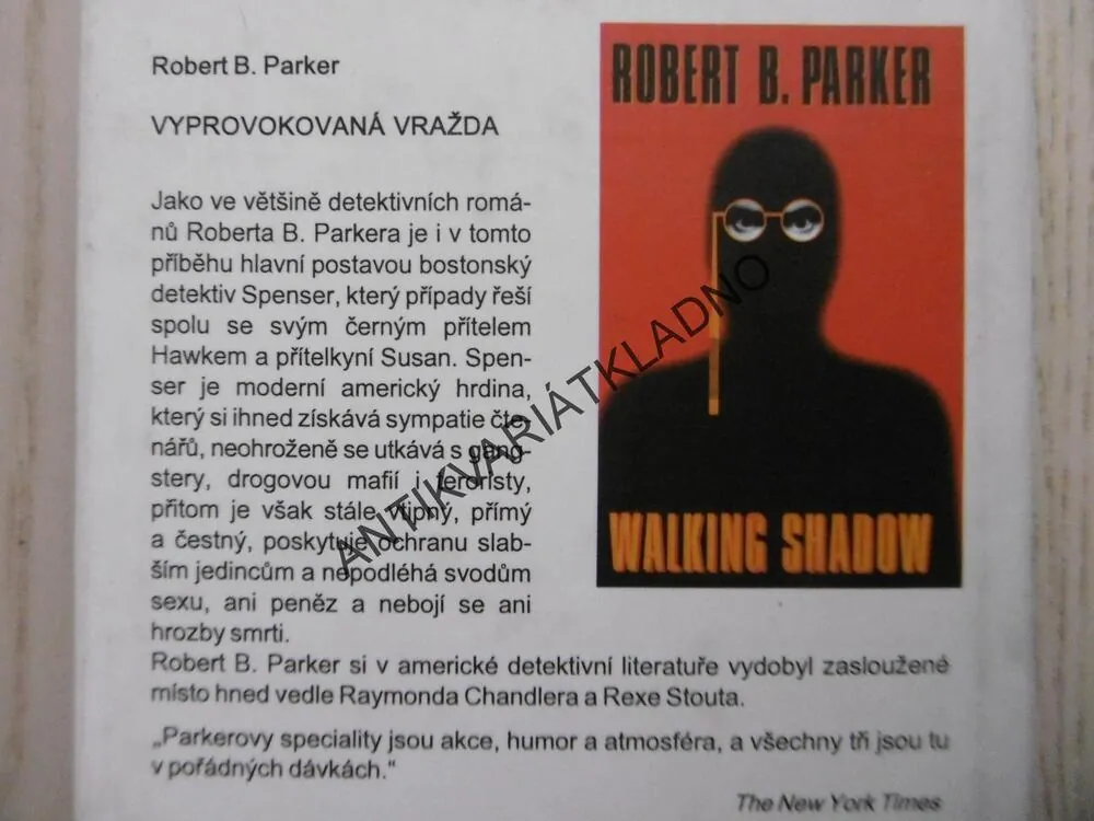 VYPROVOKOVANÁ VRAŽDA, ROBERT B. PARKER, **an
