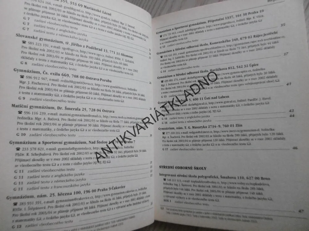TESTY ZE VŠEOBECNÝCH ZNALOSTÍ 2003