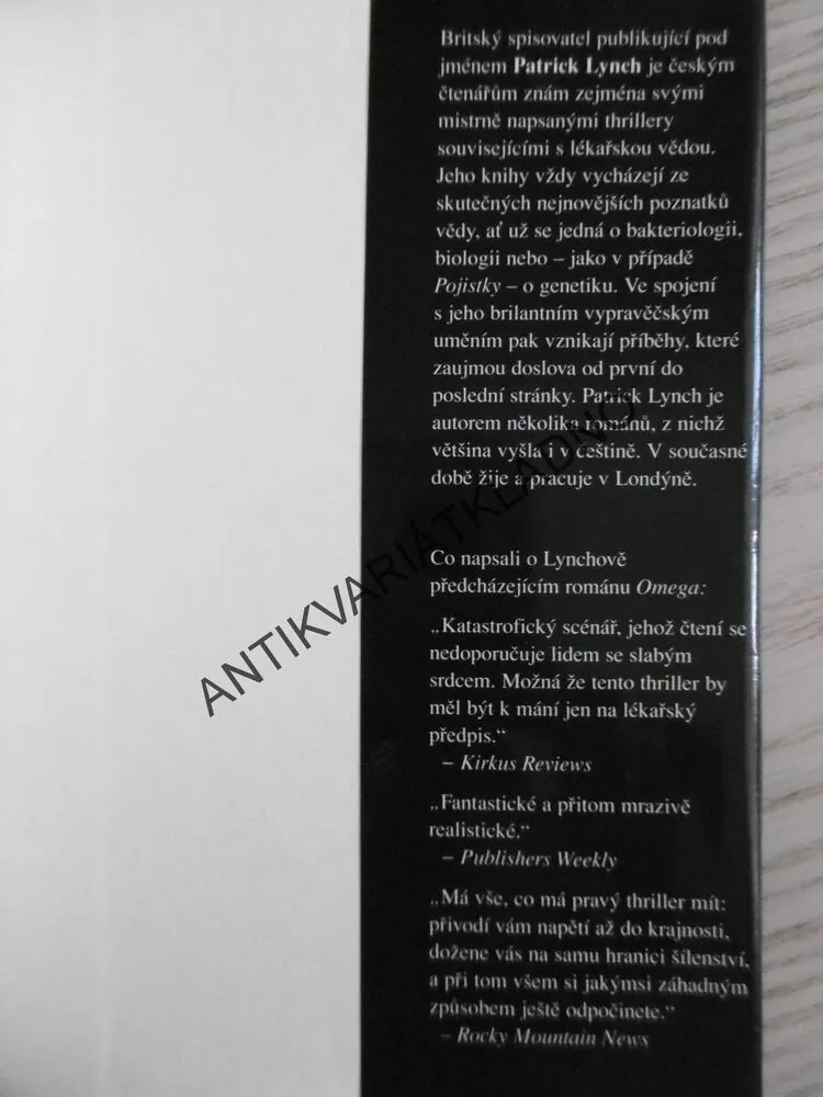 POJISTKA, PATRICK LYNCH, **an