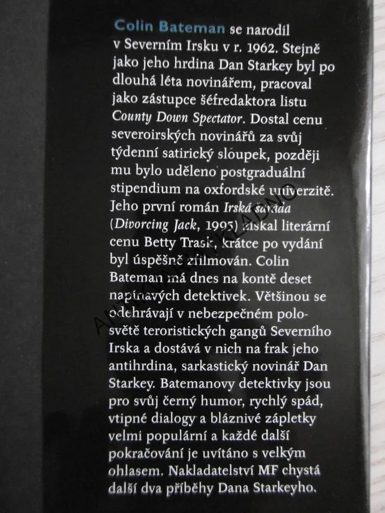 IRSKÁ ŠARÁDA, COLIN BATEMAN, **an