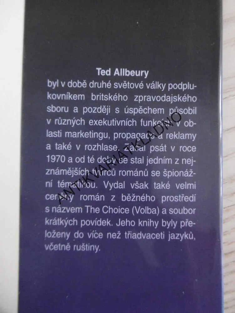 STÍN POCHYBNOSTI, TED ALLBEURY, **an