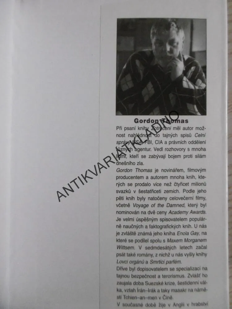 ZOTROČENI, GORDON THOMAS, **an