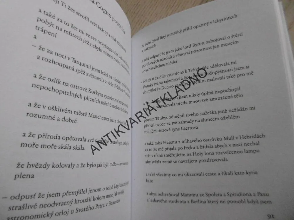 EPILOG BOUŘE, ZBIGNIEW HERBERT, **an
