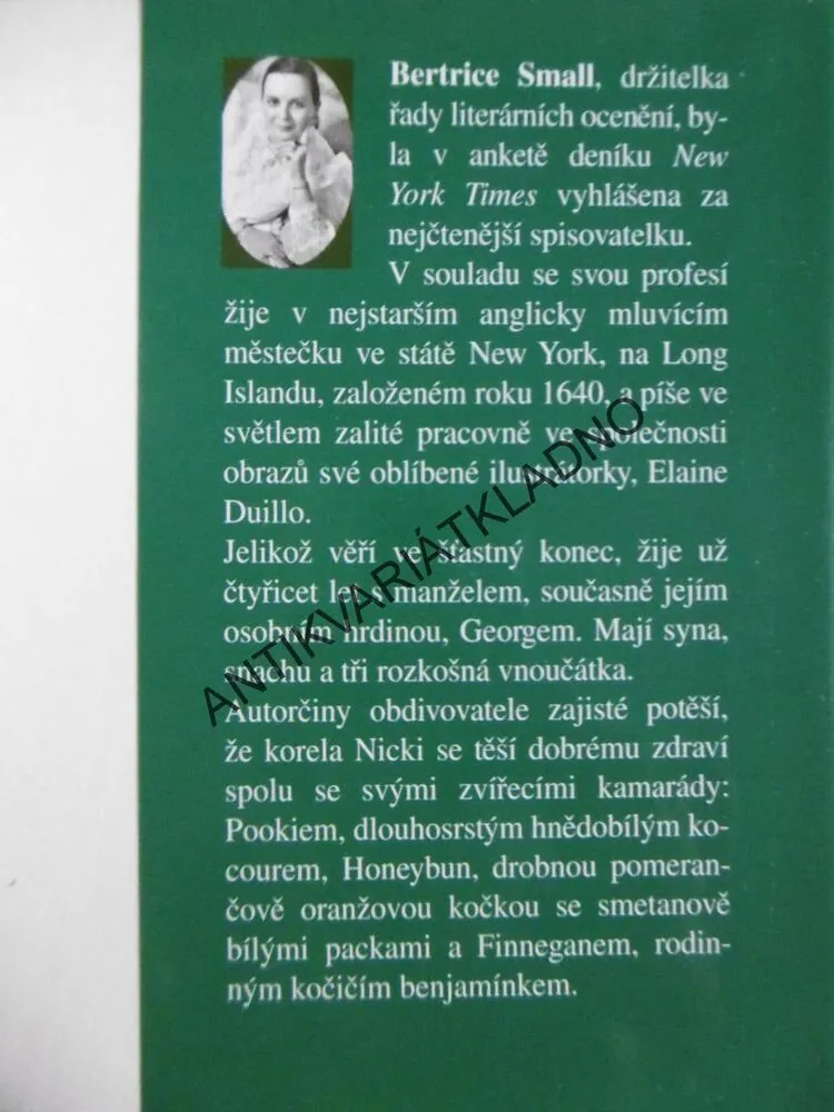 NEVĚSTA Z HRANICE, BERTRICE SMALL, **an