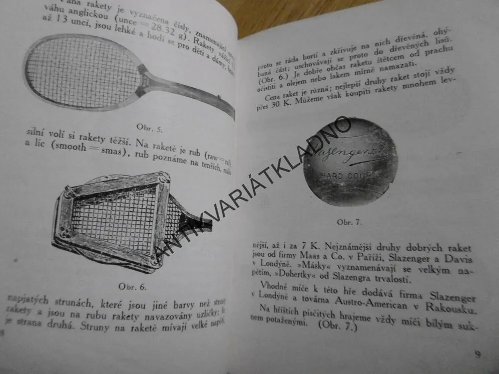 STRUČNÝ NÁVOD JAK HRÁT LAWN-TENNIS, TENIS, 