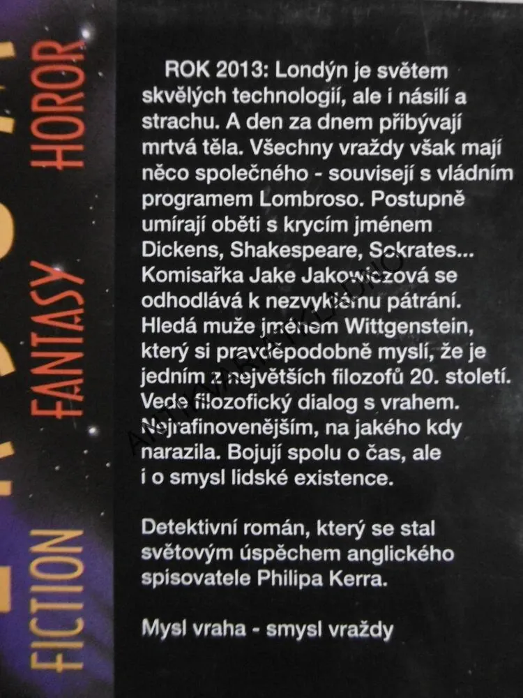 WITTGENSTEINŮV VRAŽEDNÝ KOMPLEX, PHILIP KERR, **an
