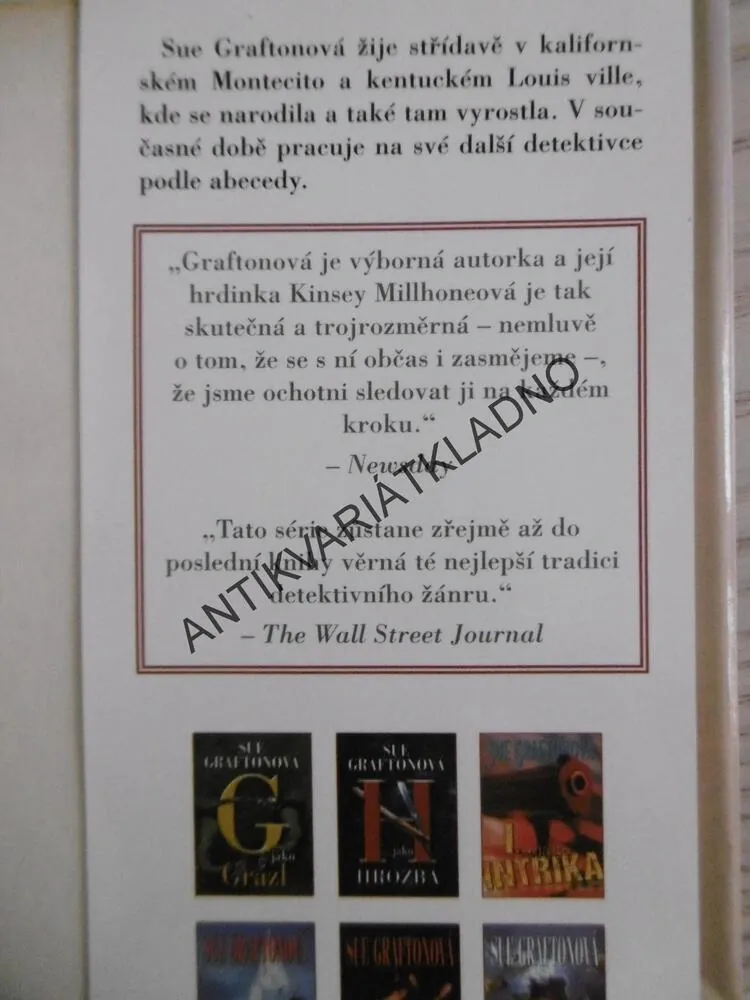 R... JAKO RISK, SUE GRAFTONOVÁ, **an