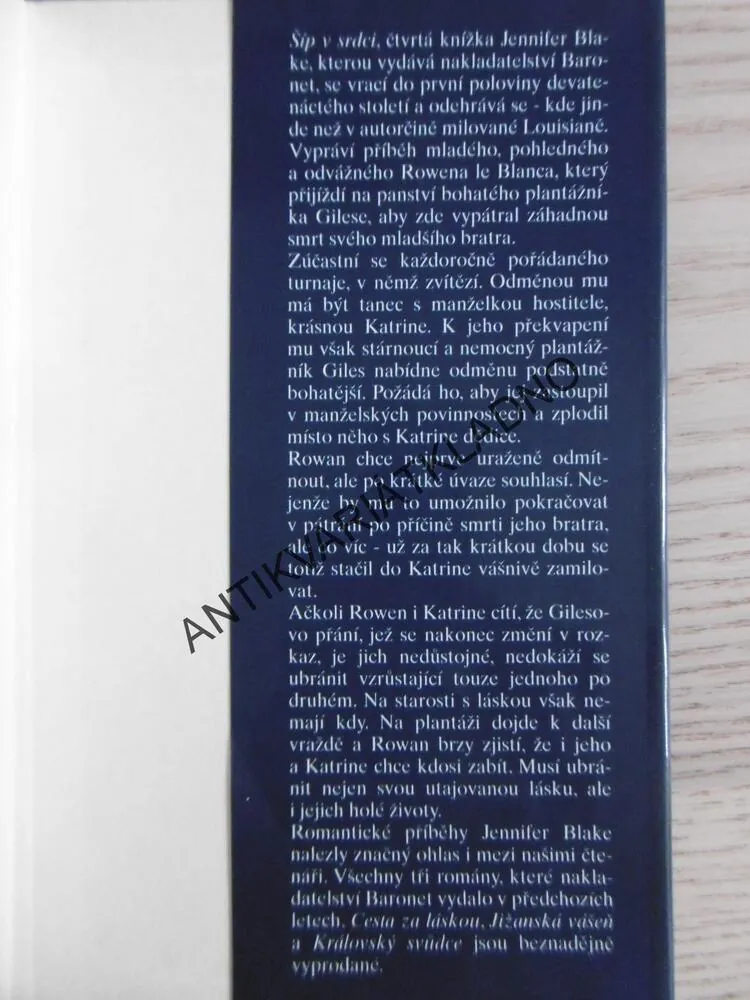 ŠÍP V SRDCI, JENNIFER BLAKE, **an